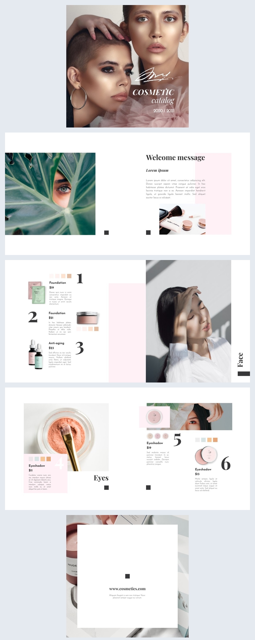 Produktkatalog Layout Vorlage Flipsnack