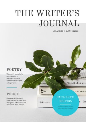 Mise en page et design de magazine littéraire