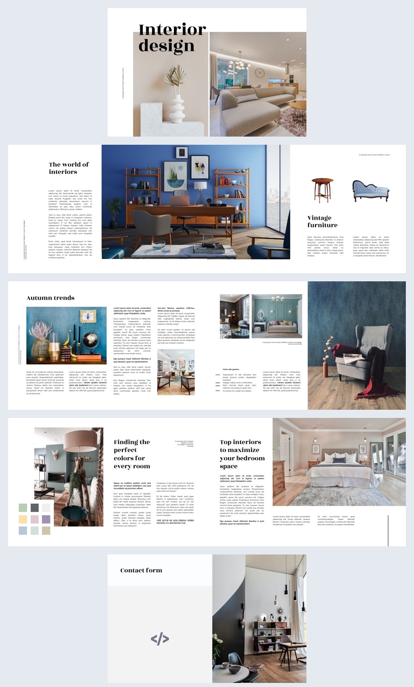Free: Editable Interior Design Magazine Template - Flipsnack