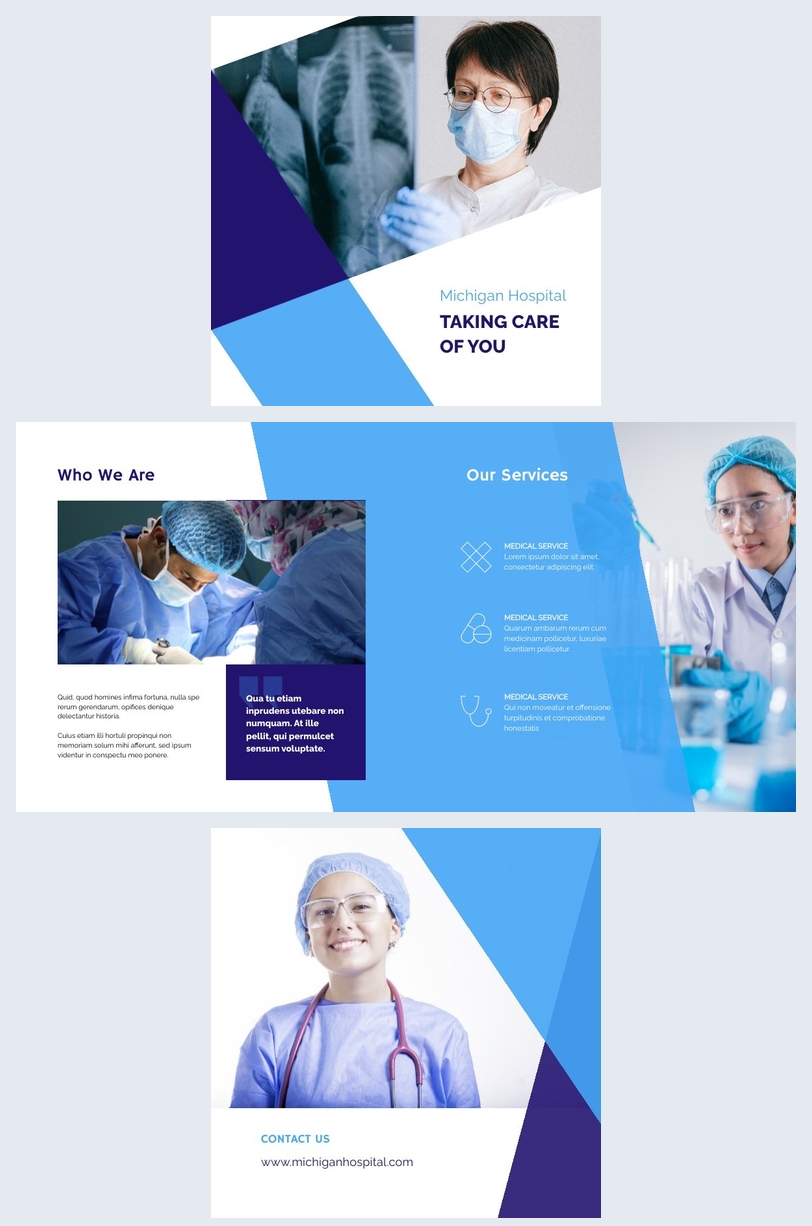 Exemplo de Design de Livreto Médico