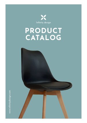 Ejemplo de idea de diseño para catálogo de productos