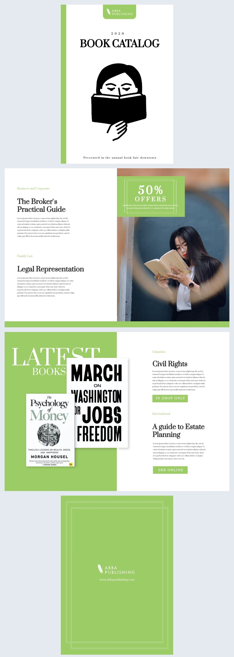 Customizable Book Catalog Design Template Flipsnack