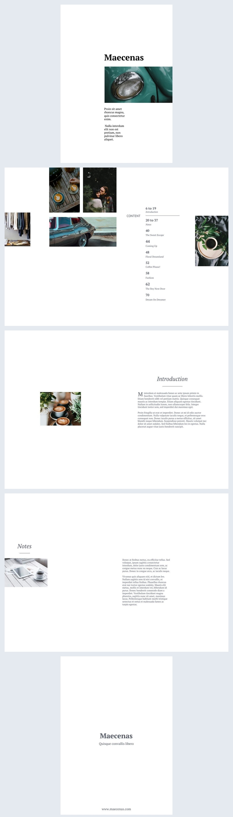 Minimalist Promotional Brochure