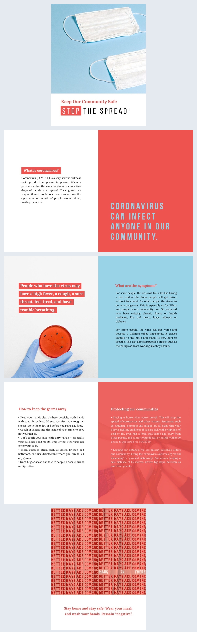 Exemplo de Livreto de Coronavírus Profissional