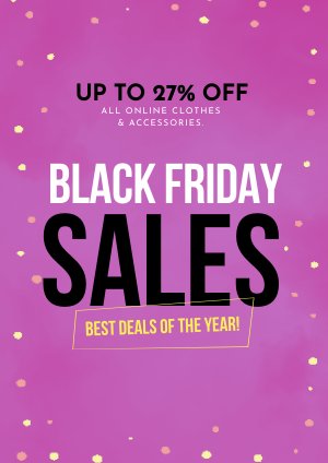 Black Friday Flyer-Design Layout-Beispiel