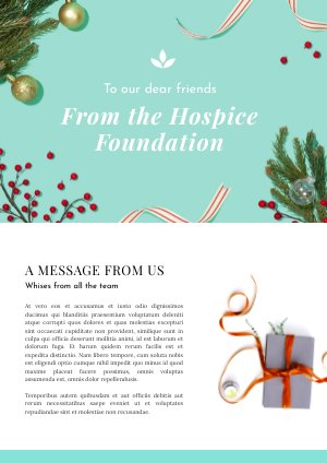 Design de Newsletter de Natal para Negócios Criativos
