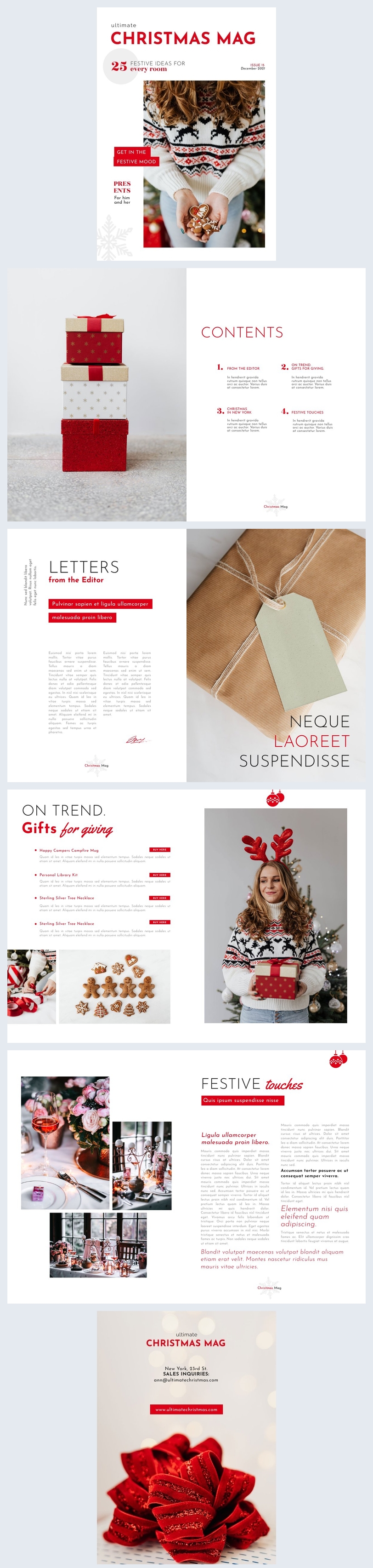 Free: Customizable Christmas Magazine Template - Flipsnack