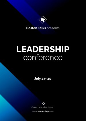 Zakelijke Conferentie Poster Ontwerp