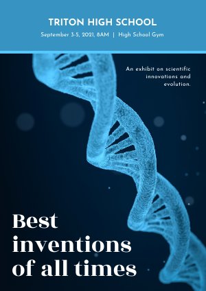 Educatief Wetenschappelijk Poster Ontwerp Idee