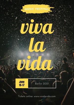 Creatief Typografie Poster Ontwerp Voorbeeld