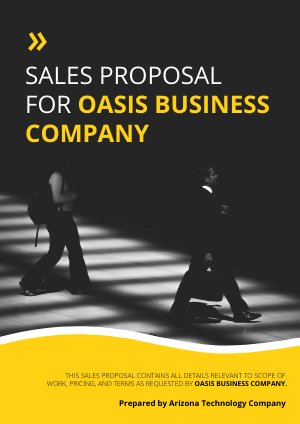 Sales Proposal Design Example