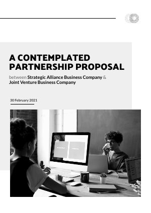 Partnership Proposal Design Example