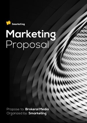 Marketing Voorstel Ontwerp Inspiratie