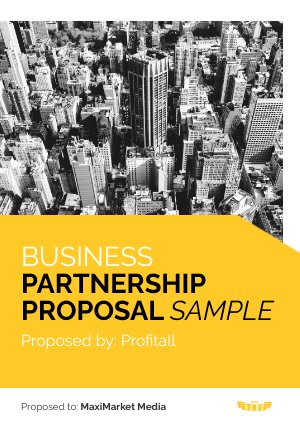 Business Partnership Proposal Design Inspiration