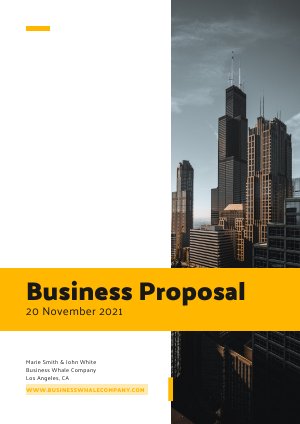 Free Business Proposal Sample Design Example