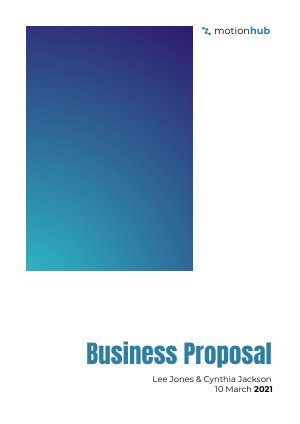 Short Business Proposal Design Inspiration