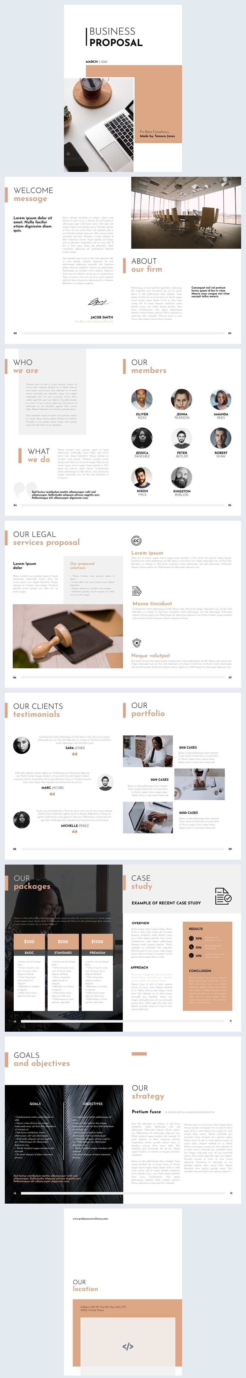 Editable Business Proposal Template For Pdf Download Flipsnack