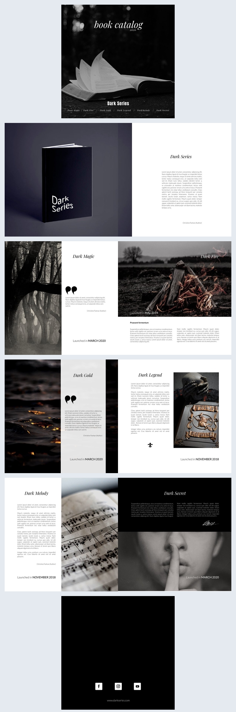 Free Online Book Collection Catalog Template Flipsnack