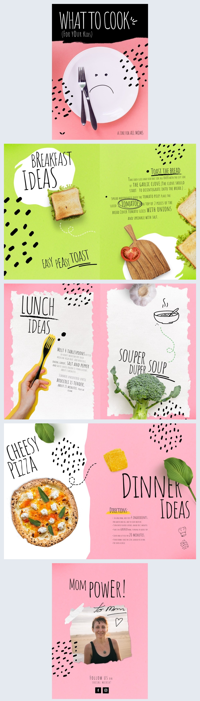 Customizable 8 Page Zine Template Flipsnack