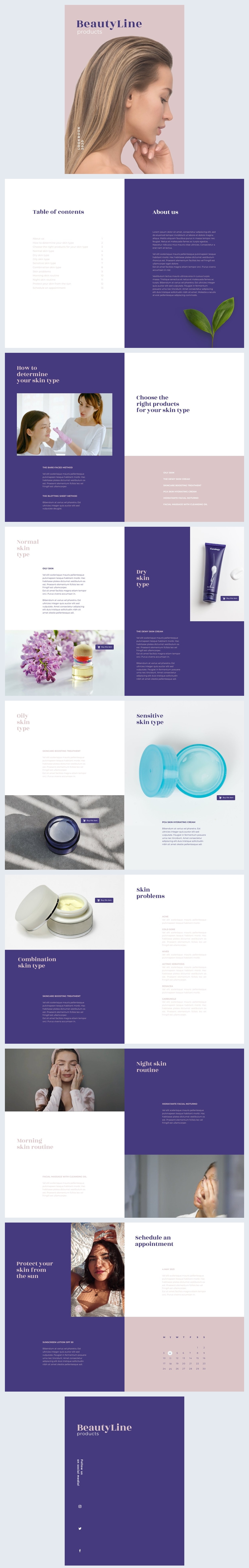 Editable Interactive Beauty Products Catalog Template Flipsnack