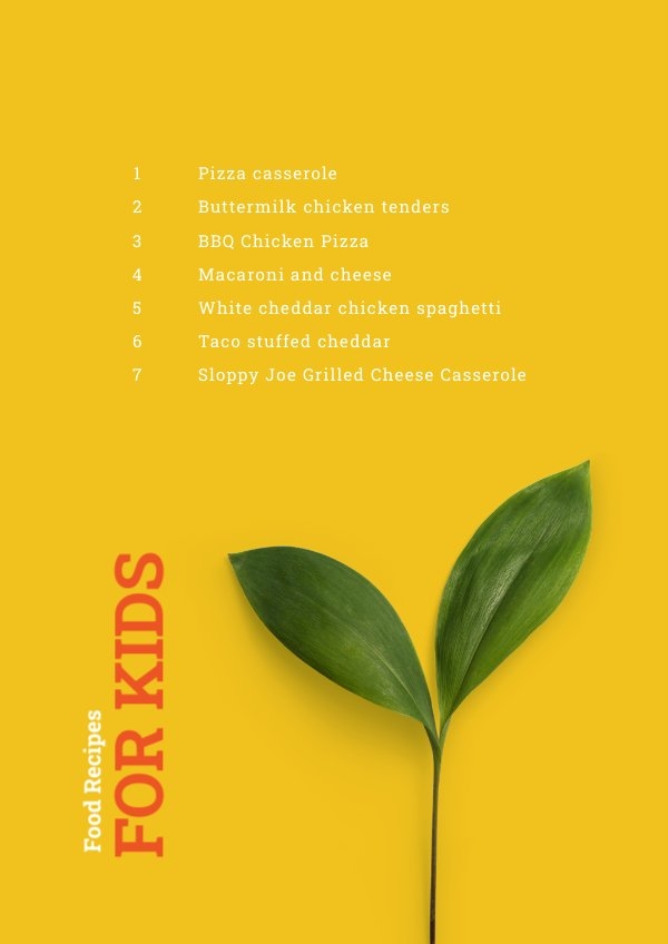 Inhaltsverzeichnis-Design-Format