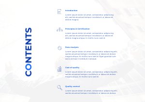 Contents Page Design Example Idea
