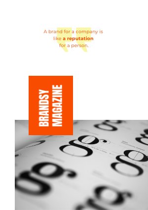 Exemple et design de magazine