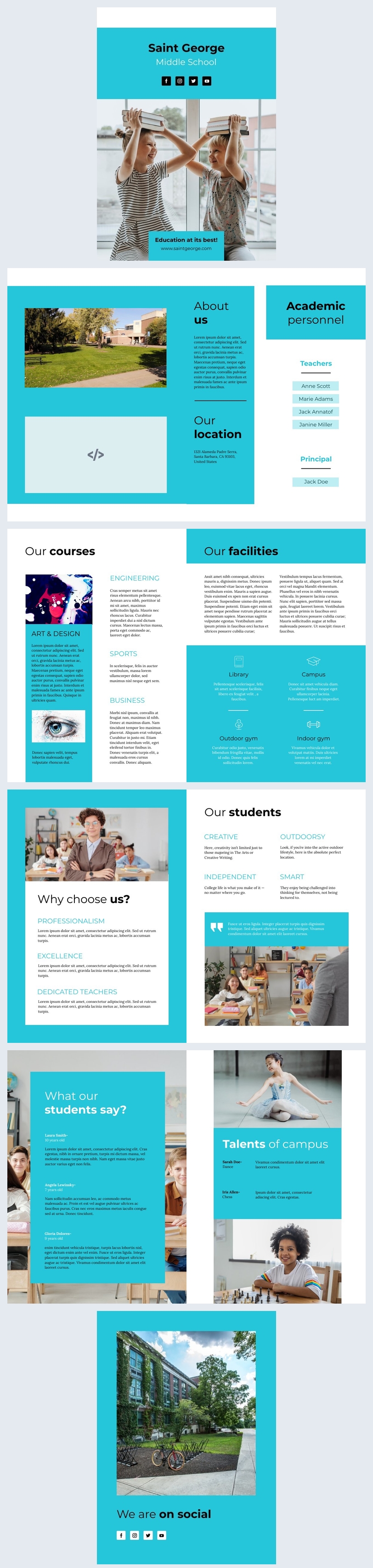 Interactive Education Flipbook Design Example