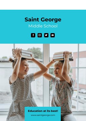 Esempio di grafica per flipbook interattivo scolastico