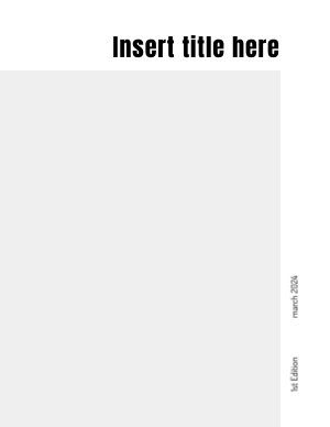 Esempio di grafica gratuito per flipbook vuoto online