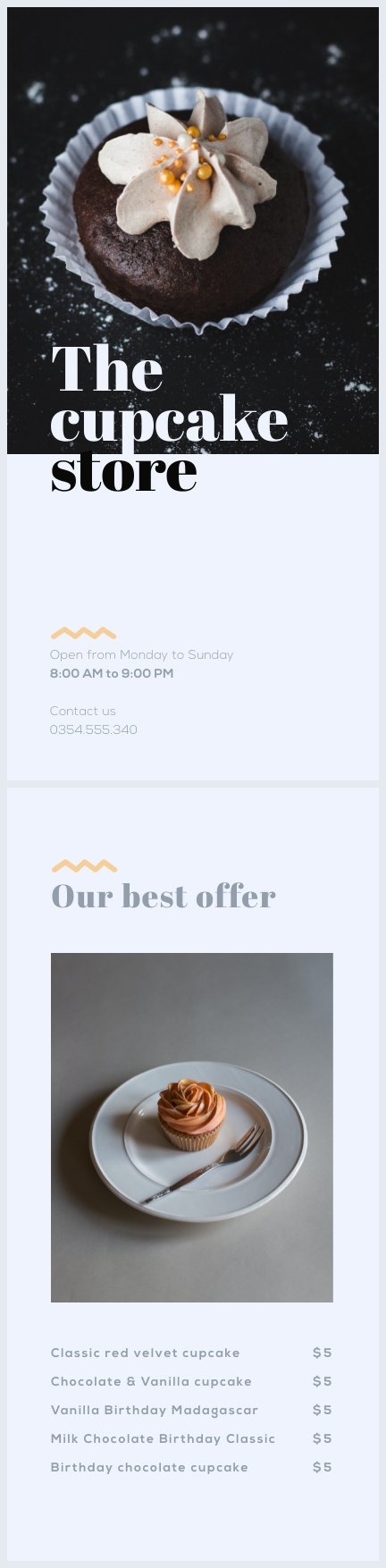 Amostra de Design de Folheto Publicitário de Loja