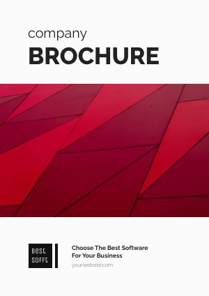 Digital Company Brochure Design Example