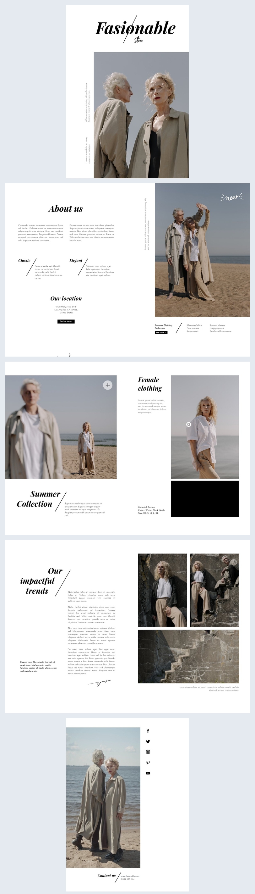 Interactive Fashion Brochure Design Template - Flipsnack