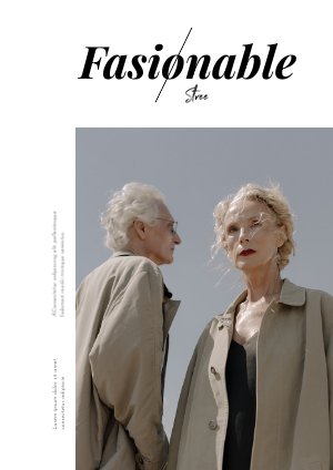 Interactive Fashion Brochure Design Example