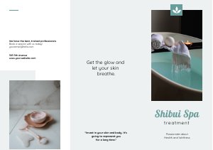 Kostenloses Gesundheit & Wellness Broschüren-Design