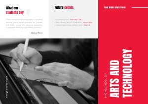 Free Online High School Brochure Design