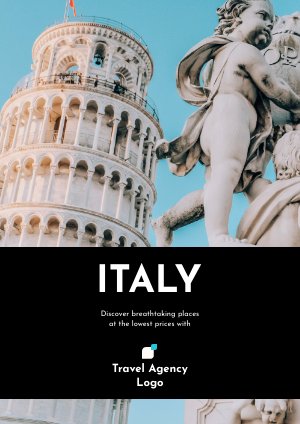 Exemplo de Design de Brochura de Viagem Grátis