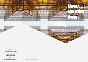 Design de Brochura de Agência de Marketing Personalizável