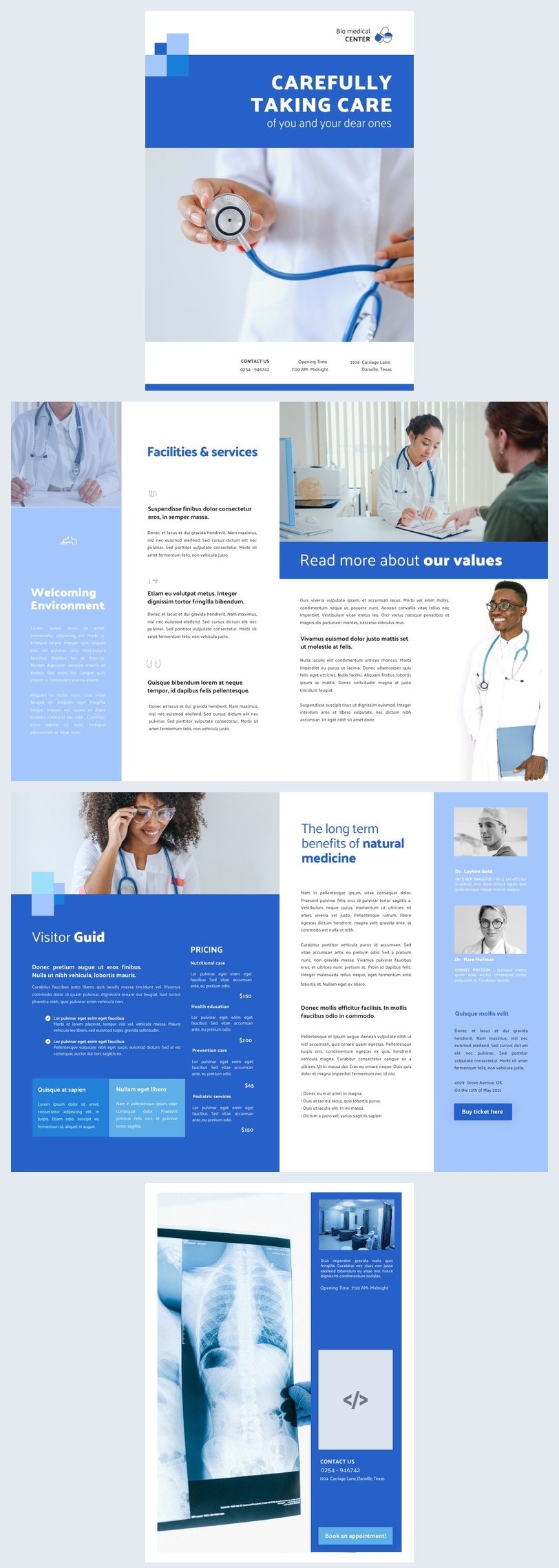 Editable Interactive Medical Brochure Template - Flipsnack