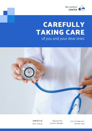 Interaktives Medizinisches Broschüren-Beispiel-Design