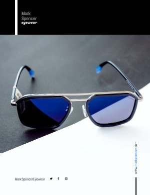 Amostra de Design de Folheto de Produto Digital Interativo