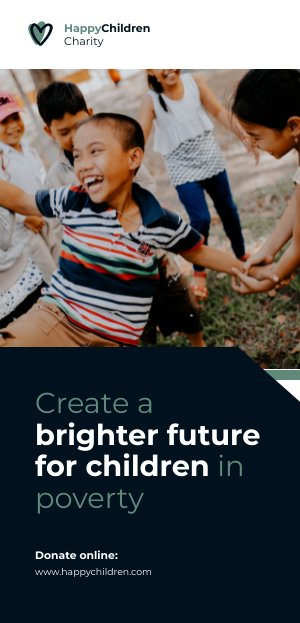 Gratis Digitales-Wohltätigkeitsflyer-Beispiel