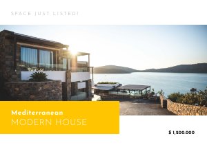 Vastgoed Marketing Flyer Ontwerp Voorbeeld