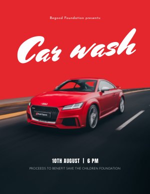 Gratis Online-Spendenaktions-Flyer-Design-Beispiel