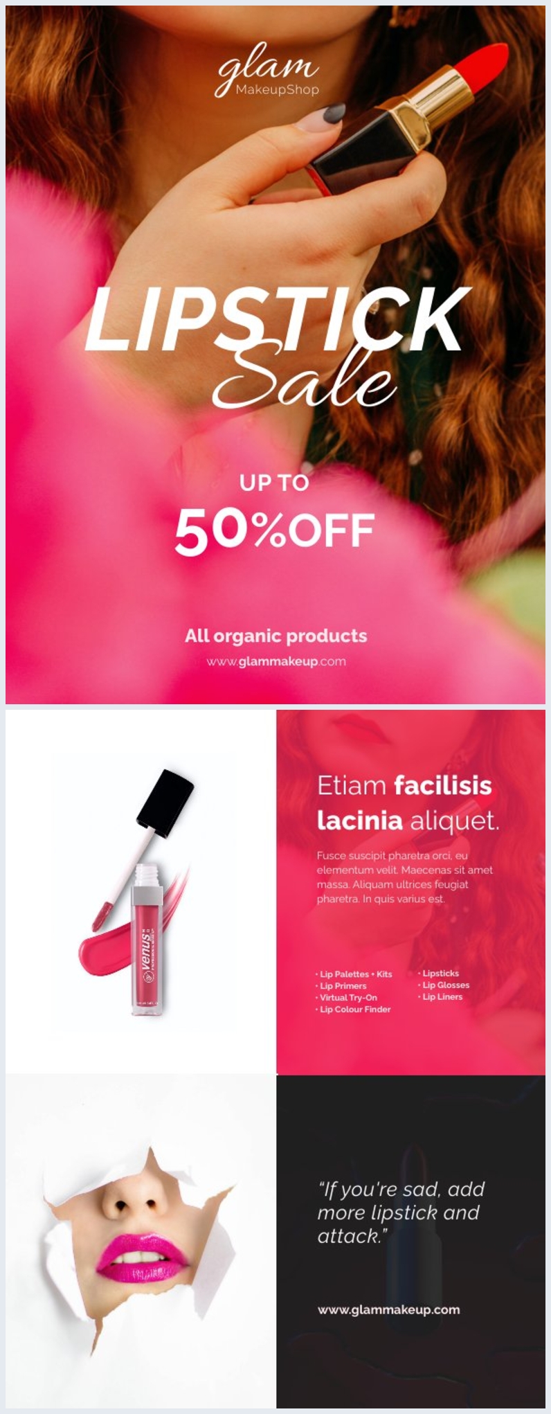 Free Makeup Flyer Design Example Idea