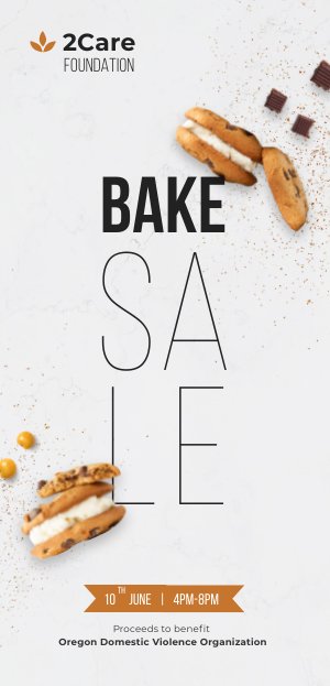 Gratis Spendenaktions-Flyer-Design-Idee