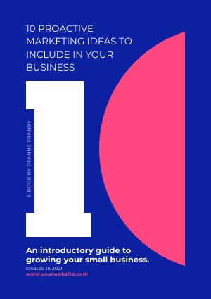 Interactief Marketing eBook Ontwerp Voorbeeld