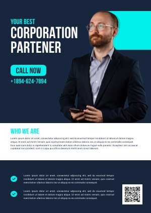  Exemple de design de flyer pour une société informatique numérique