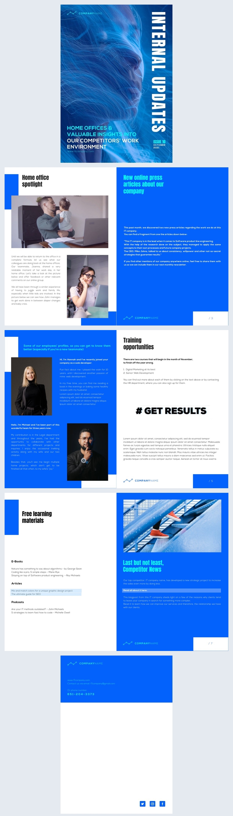 Free: Interactive Company Newsletter Design Idea - Flipsnack