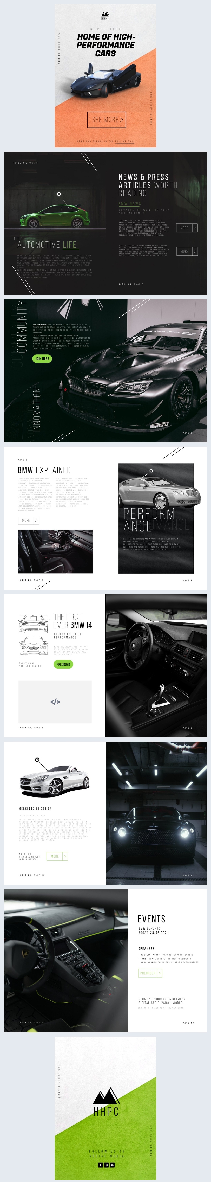 Personalizable Automotive Newsletter Template Flipsnack Personalizable Automotive Newsletter Template Flipsnack